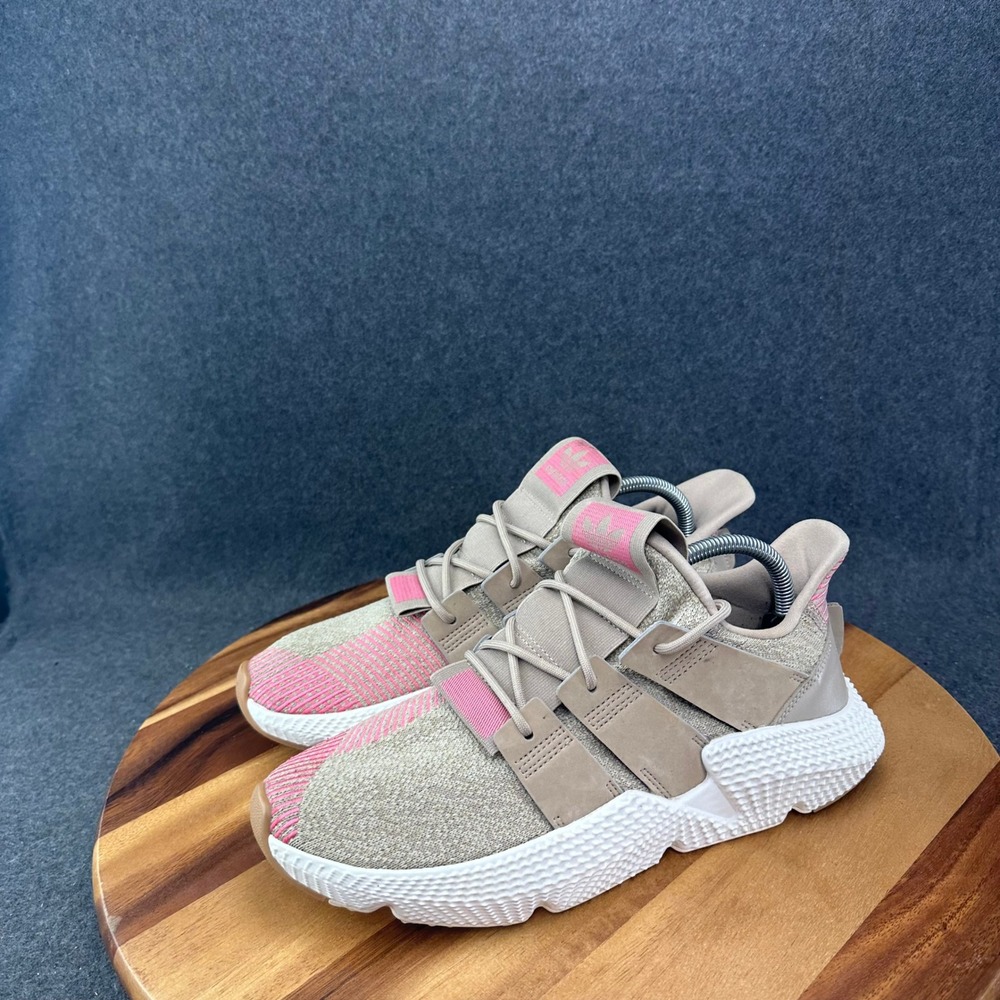 Adidas Men's Prophere Running Shoes CQ2128 Trace Khaki/Pink/White Size 9 - Picture 5 of 11